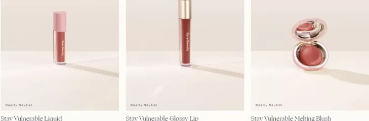 glossy lip balm & liquid eyeshadow