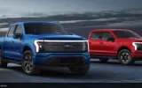 The new Ford F-150 Lightning electric pickup truck